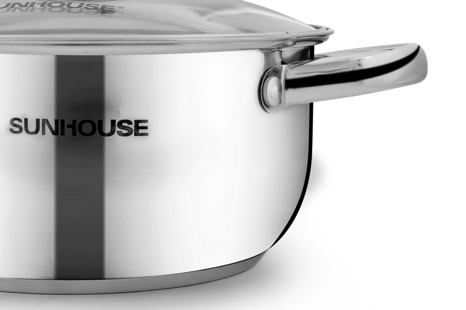 Bộ nồi inox 3 đáy SUNHOUSE SH334 006
