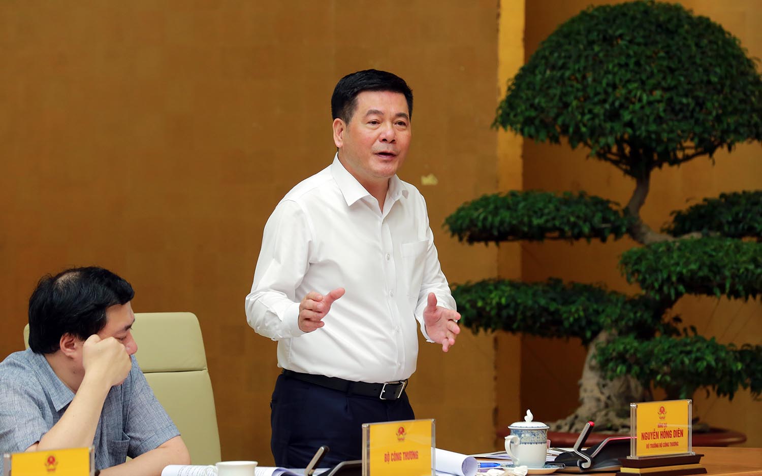Bộ trưởng Bộ Công Thương Nguyễn Hồng Diên. Ảnh: Văn phòng Chính phủ